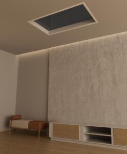 Plafón empotrable 60 x 30 cm 35W BLUE SKY LED ambiente 2