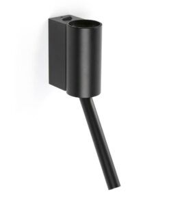Aplique con lector negro DANTE LED 5W y 3W 2700K