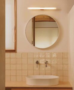Aplique lineal terracota CALMA 500 LED ambiente