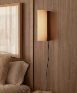 Aplique nogal y papiro CATA 360 LED ambiente 2