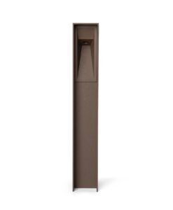 Baliza marrón óxido 30 cm altura TIL LED 3W 2700K 24V - 2