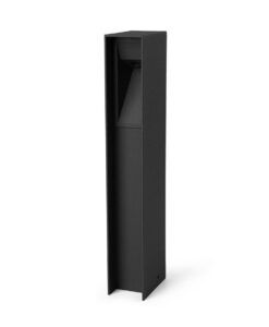 Baliza negro 30 cm altura TIL LED 3W 2700K 24V