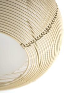 Colgante exterior beige Ø 28 cm NARITA detalles
