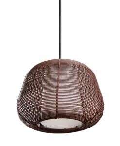 Colgante exterior marrón óxido Ø 28 cm NARITA detalles