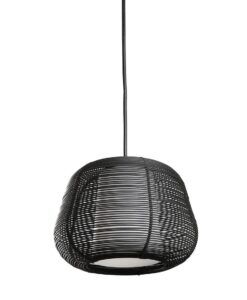 Colgante exterior negro Ø 28 cm NARITA detalles