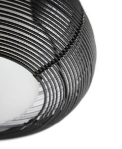 Colgante exterior negro Ø 28 cm NARITA detalles 2