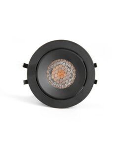 Empotrable negro Ø 6 cm KIVI LED 7W 3000K 2