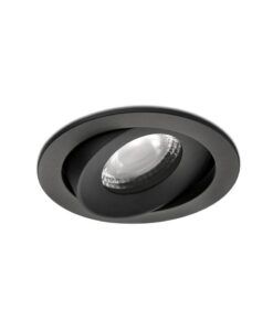 Empotrable negro Ø 6 cm KIVI LED 7W 3000K