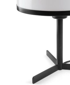 Lámpara de mesa negro altura 31 cm DOME detalles