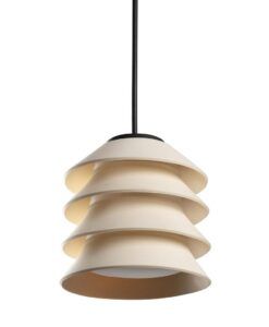 Lámpara exterior beige Ø 18 cm TOBA detalles