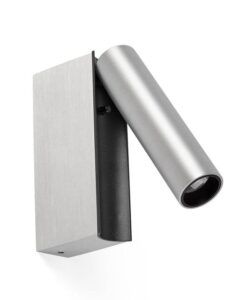 Lector aluminio cepillado CRONOS LED 4W 2700K