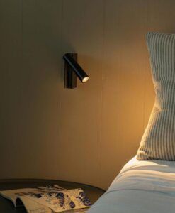 Lector negro CRONOS LED 4W 2700K ambiente