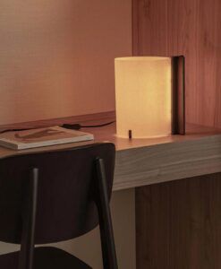 Sobremesa negro y papiro CATA 180 LED ambiente