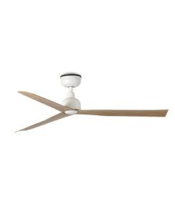 Ventilador MARINE M blanco y roble Ø 125 cm