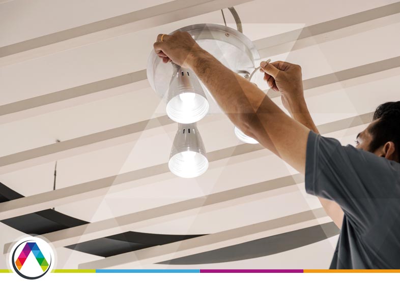 Instalación eléctrica para la iluminación